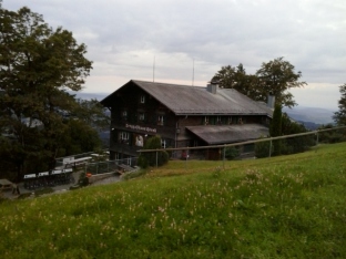 Der Berggasthof auf dem Hörnli wo ich übernachtete